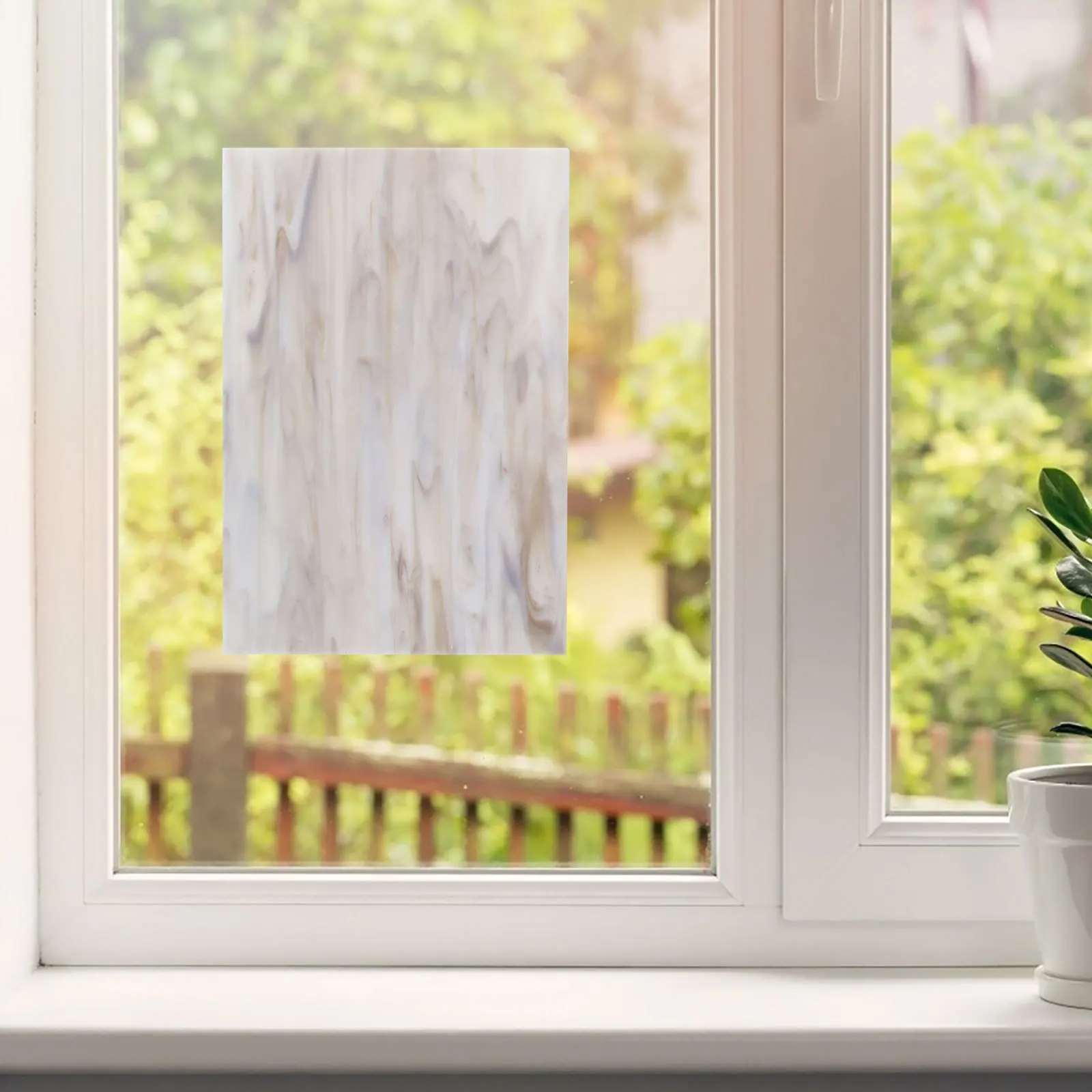 

6 Sheets Assorted Glass Pieces Premium Stained Glass Sheets for DIY Vase Garden Arts Piece Creative Craft Projects Supplies