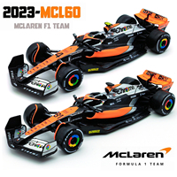 Bburago 1:43 P2 British GP Mclaren F1 MCL60 2023 #4 Lando Norris #81 Oscar Piastri Alloy Car Die Cast Model Toy Collectible