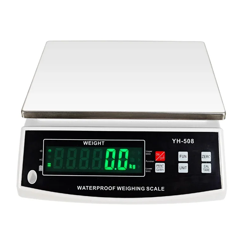 

High Precision Table Scale Stainless Steel Waterproof Charging Port Protection Non-slip Feet OEM LED-Custom ODM
