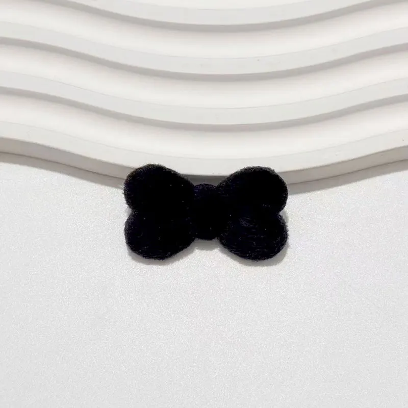50 Stück Doppelseitige 3,5cm Plüsch-Schleifen-Accessoires für DIY-Puppendekorationen, Schuhe, Socken, Hüte Materialien – Detail 9