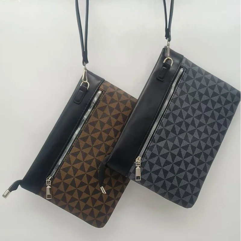 

Luxury Designer Business Men Day Clutch High Quality PU Leather Money Pouch Bag Casual Male Cardholder Case Phone Purse Handbag