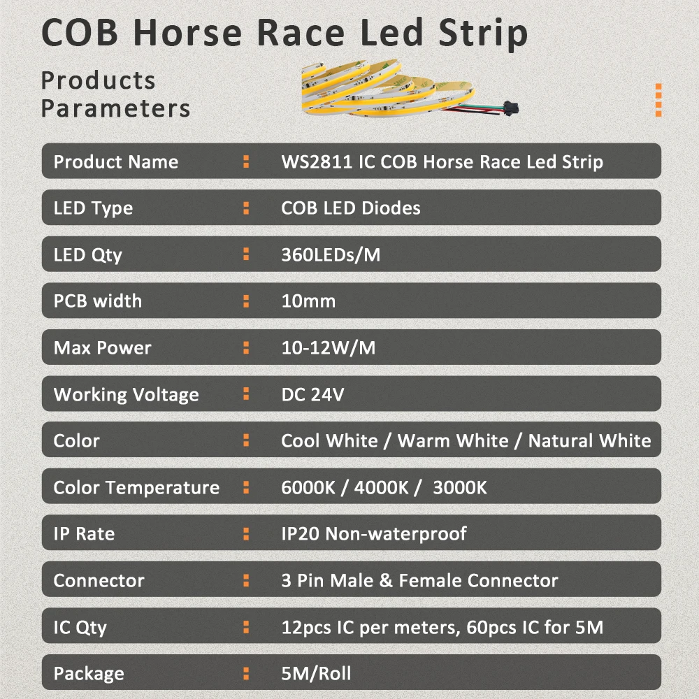 COB IC Horse Race LED Strip Light DC24V WS2811 Running Water Flowing Tape Lamp Wireless Bluetooth Control 5M 10M Linear Lighting