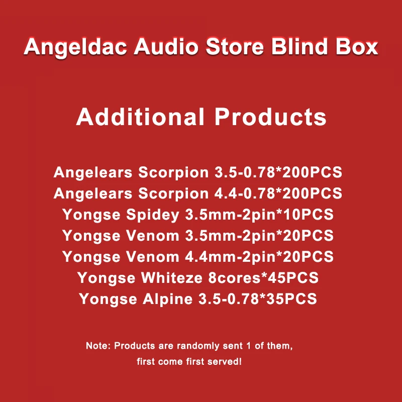 Angeldac Audio Store Random Bag，special price earphone cable, etc