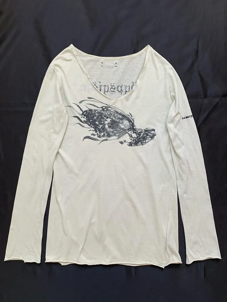 LGB 00SS Pioneer Visual Department Medieval Retro Rare Printed Long Sleeve T-Shirt