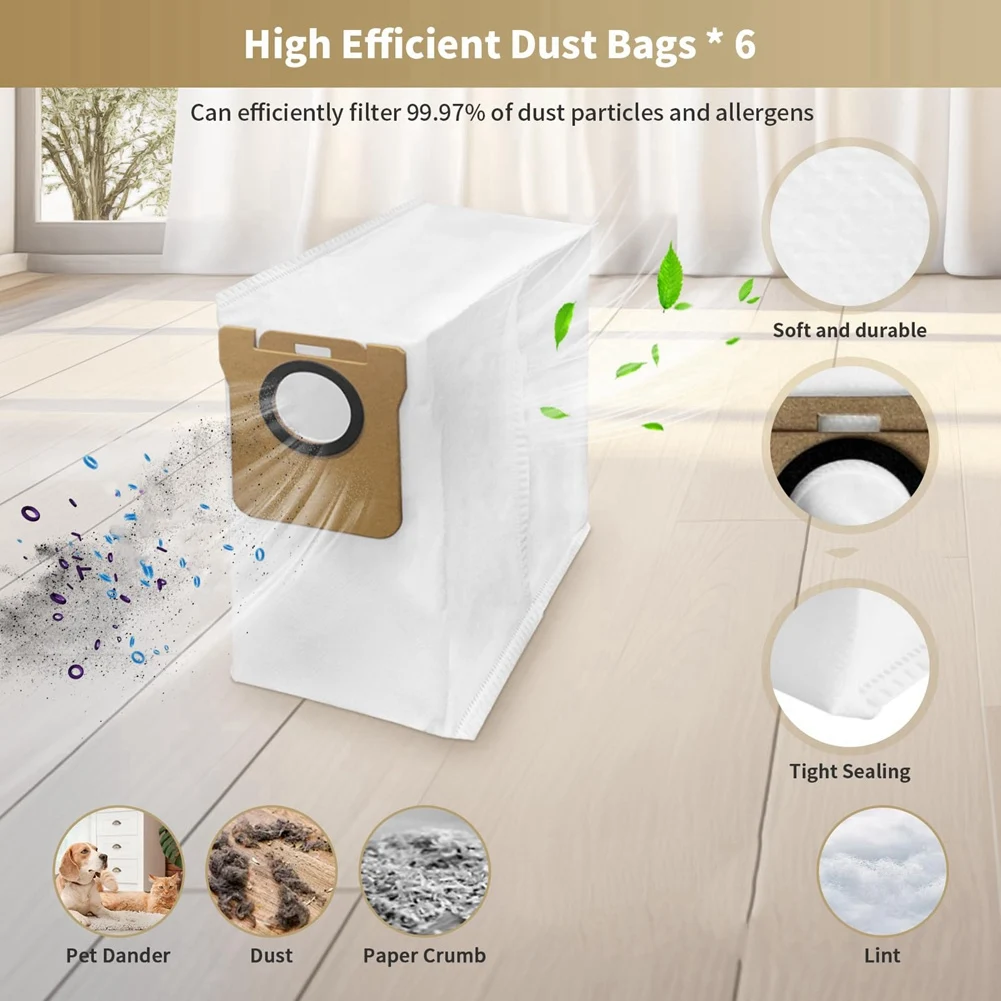 【مجموعة قطع غيار مكونة من 22 قطعة للمكنسة الكهربائية الروبوتية Dreame L20 Ultra/L30 Ultra