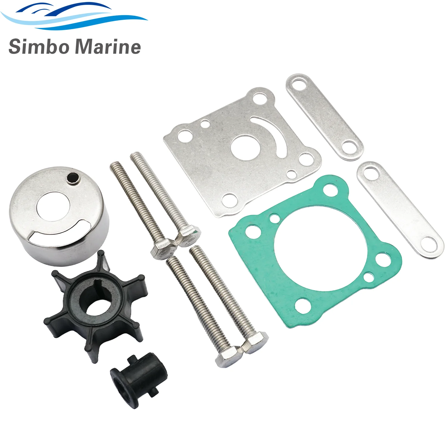 مجموعة خدمة إصلاح دفاعة مضخة المياه للمحركات الخارجية لياماها مارين 2 السكتة الدماغية 6 8 HP 6G1-W0078-00 6N0-W0078-A0 18-3460