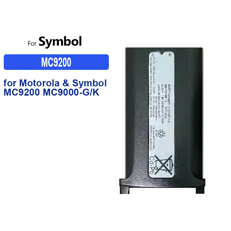 2200mAh Replacement Battery for Motorola Symbol MC9200 MC9000-G/K Series MC9050 MC9060 MC9090 MC9190 MC92N0 Barcode