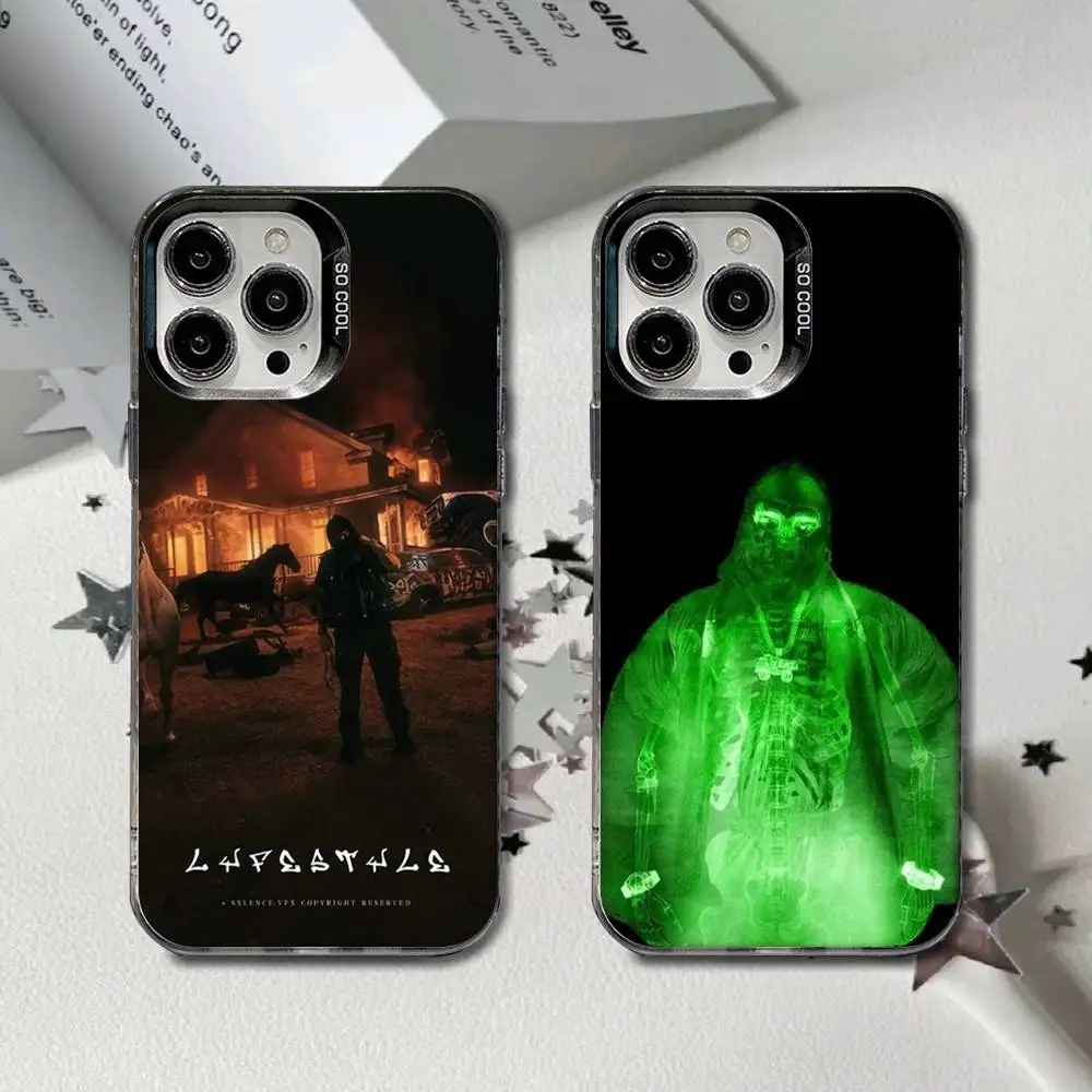 

Y-Yeat Rapper LYFESTYLE Phone Case For iPhone 16,15,14,13,12,11,8,7,Pro,Max,Plus,Mini,XS,SE Anti Fall Black Matte Hard