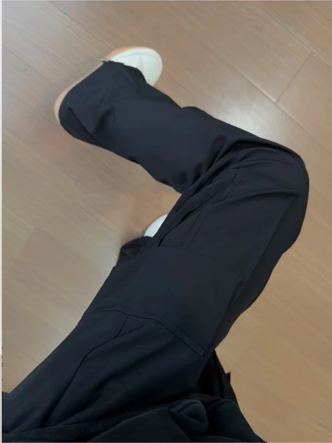 

Bla Waterproof Soft ell Cargo Pants Men's Spring Outdoor Casual Workwear Qui Dry Trousers Loose Fit Bell Bot