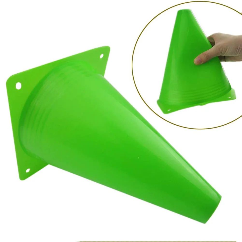 

12 pcs Football Training Smooth Bright Color Sports Gear For Soccer Basketball Roadblock Cones Mini Traffic
