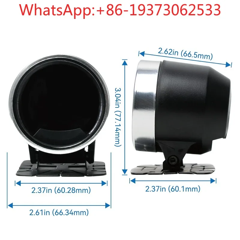 Car Modified Racing Instrument Water Thermometer Oil Pressure Oil Thermometer Voltage Speed Vacuum Turbine Pressure Gauge