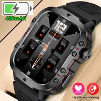 LIGE 2026 reloj inteligente para hombres 1,96 ""reloj deportivo Fitness Tracker 3ATM impermeable hombres presión arterial monitoreo de salud Smartwatch Android