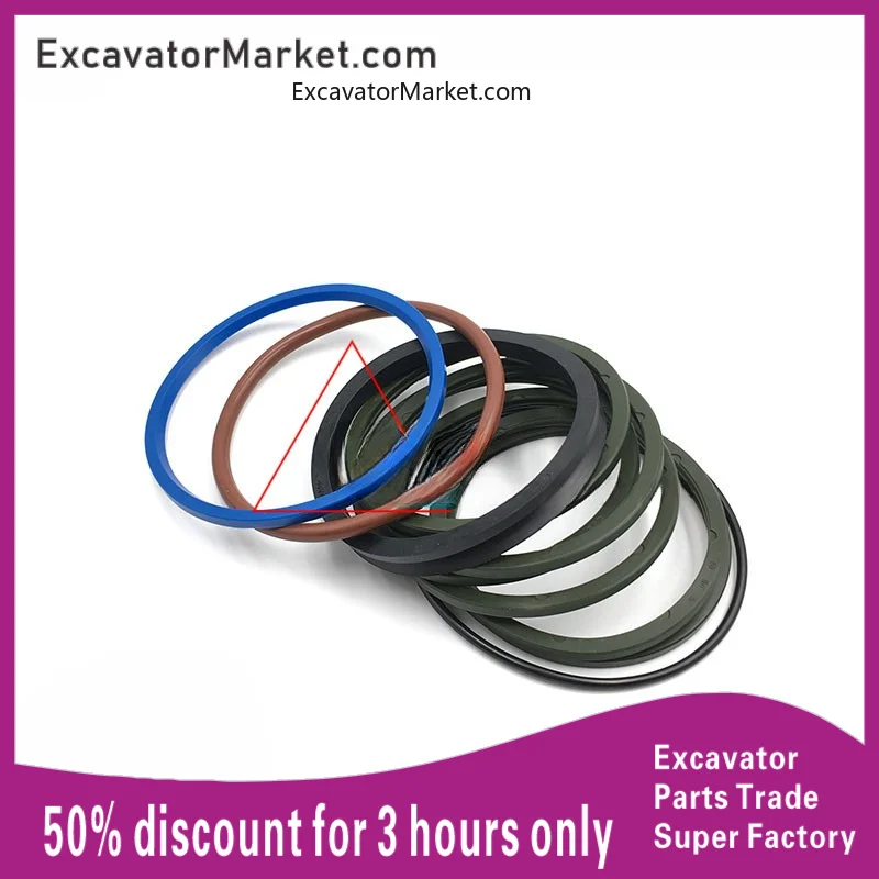 

Excavator Spare Hitachi zax200-3g Oil Distribution Cup Oil Seal Traveling Center Rotary Joint Oil Seal Repair Kit