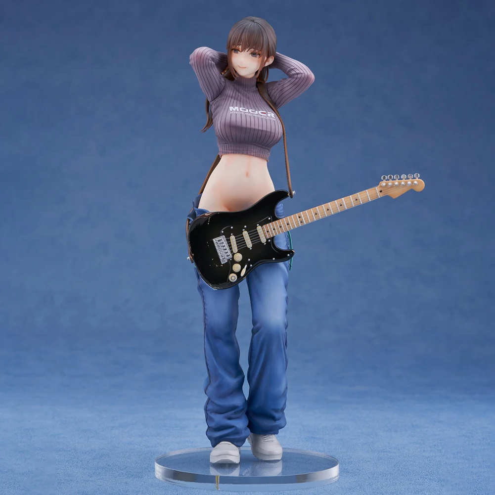 기타 MeiMei 쿨 카우보이 음악 소녀 인형 컬렉션 스탠딩 액션 피규어, 애니메이션 피규어 장난감 게임, 수집용 모델 선물, 22cm