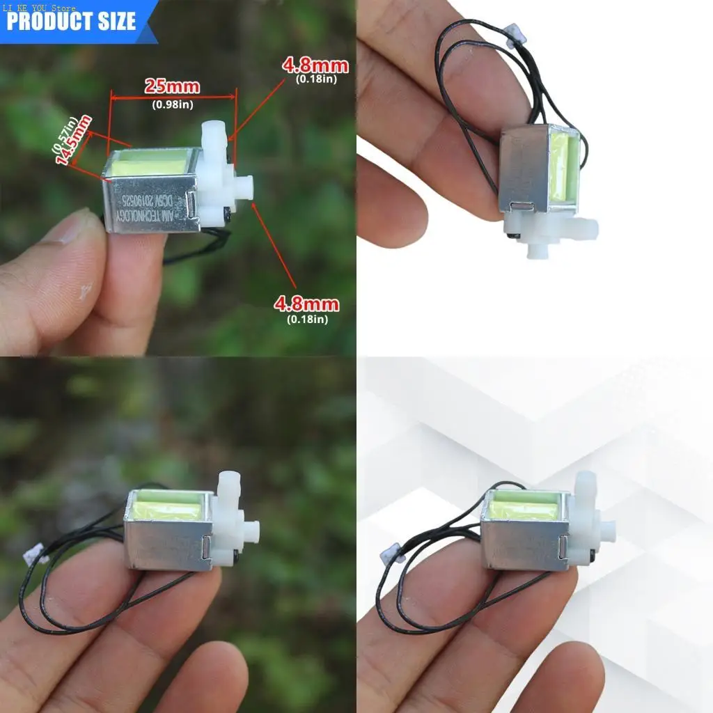 W3JE 5V Обычно закрытые электрические соленоидные клапаны 2 Way Control Controller Controller