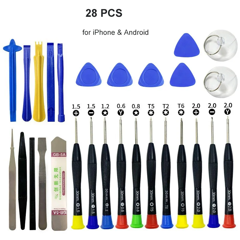 Cell Phones Opening Screen Pry Repair Tool Kits Professional Mobile Phone Screwdriver Tools for iPhone Samsung Xiaomi Huawei