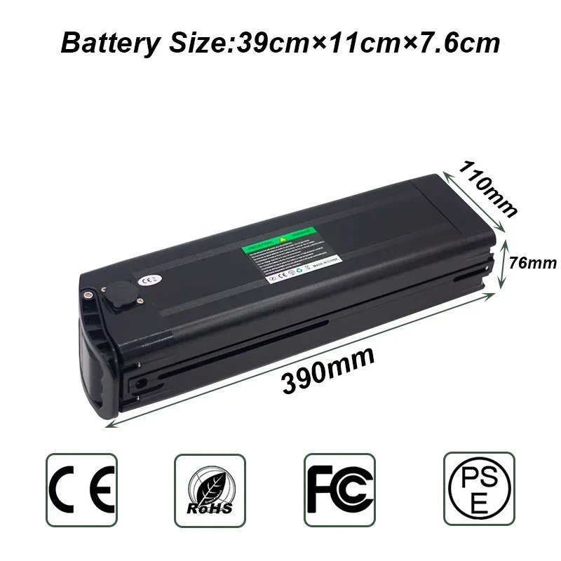 Cycling Battery 36V/48V 10Ah 15Ah 20Ah 18650 Li-ion 36V 48V Battery Pack 180W 250W 350W 500W 800W 1000W 2000W Motor