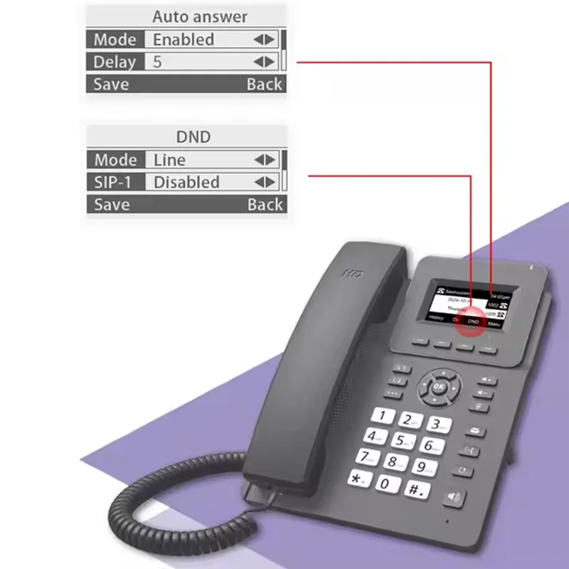 C9-Hotel Office Apartment Home Wireless VOIP Wifi Portal IP Phone 3 SIP POE Network
