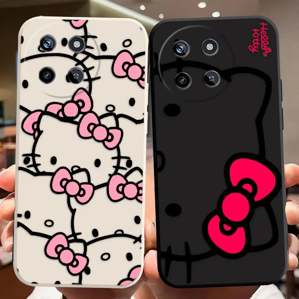 

Cartoon Cat Hello K-Kitty Custom Photo Phone Case For Realme 14 13 11 10 9 9I 8 8I 7 7I 6 6S 5 Case Cover Unique Bumper Shell