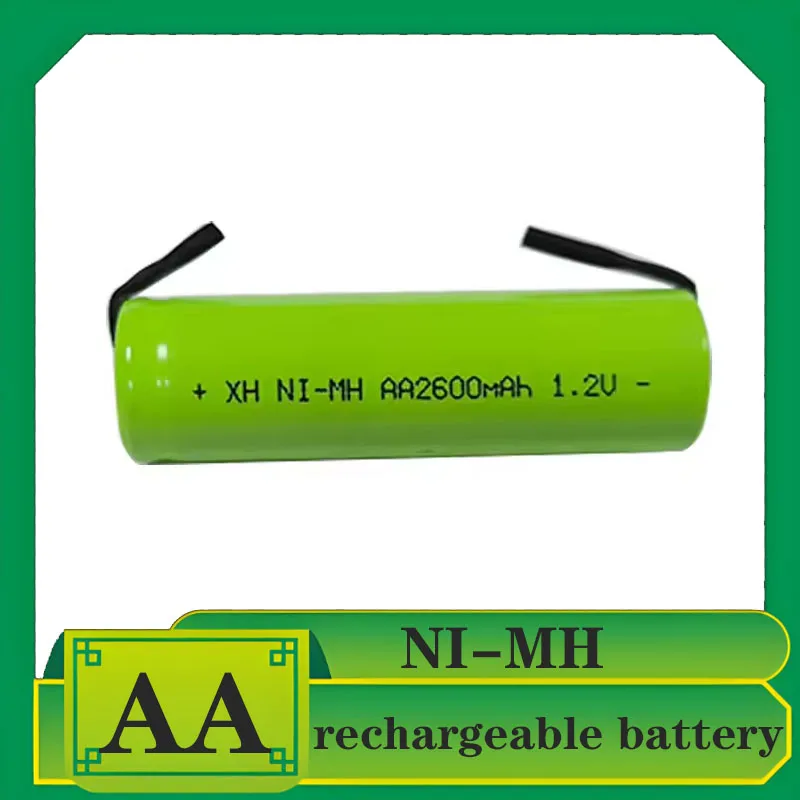1.2V AA rechargeable battery 2600mah for Philips HQ7120 HQ7110 HQ560 HQ6675 HQ5812 RQ338 HQ662 HQ482 HQ483 shaver razor battery