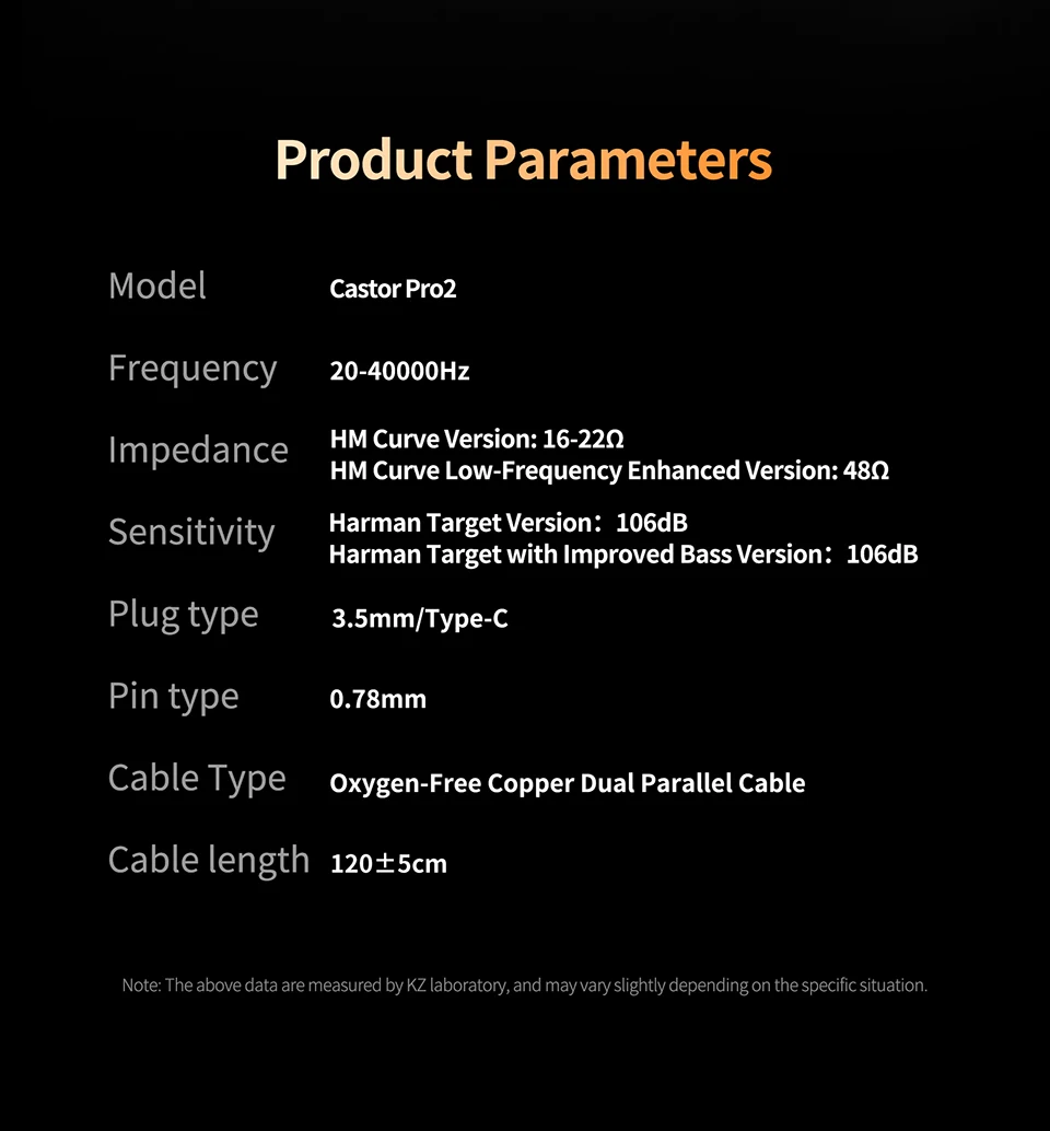 KZ Castor PRO 2 Dynamische + Planare Magnetische Ohrhörer Hochwertige Abstimmbare Kopfhörer Harman Target mit Verbessertem Bass – Detail 17