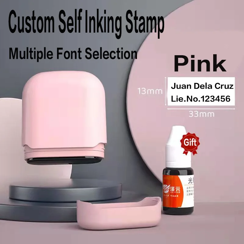 Ink ink Stamp Person Alibabazed 【Free ink 】/ Custom Self Inking Stamps Custom  Name Ink Signature StampPersonalized Letter Stamp