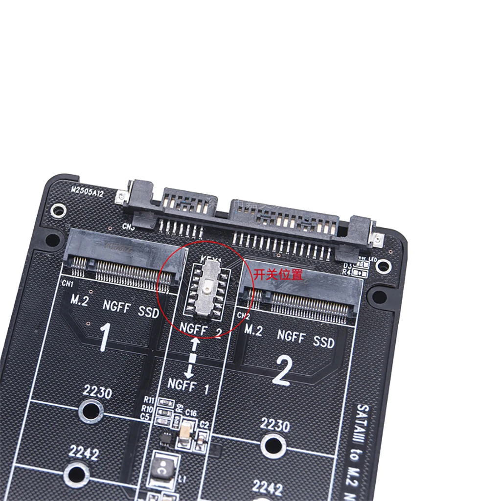 NGFF B-Key SSD to SATA Adapter 2230 2242 2260 2280