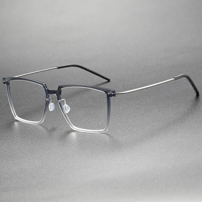 

Новые сверхлегкие титановые оптические оправы для очков 6,3 г, Дания, дизайнерские квадратные оправы для очков, мужские и женские компьютерные очки