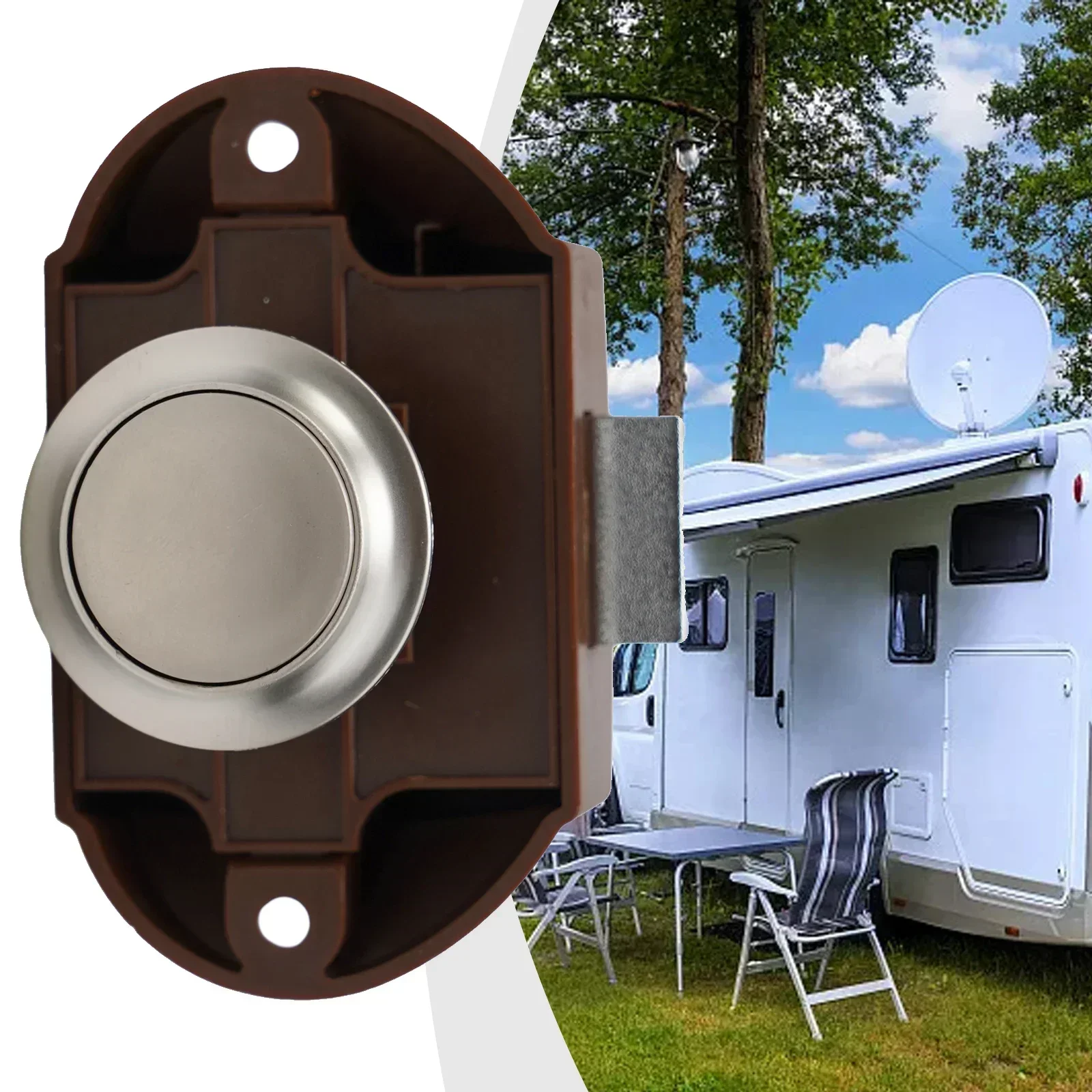 Convenient And Reliable Motorhome Caravan Cabinet Latch Easy Installation Protects Your Belongings During Travel