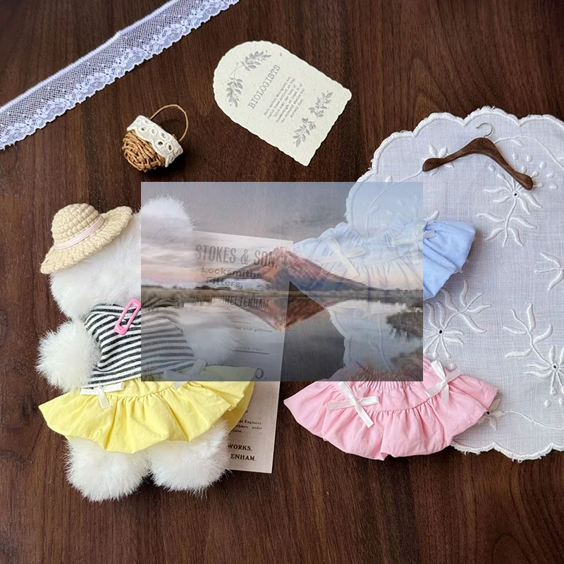 

**1pc Cloth Doll Dress Up Accessories For Kids Pretend Play Toy Doll Mini Knitted Woven Straw HatHat Simulation Handmade Hats