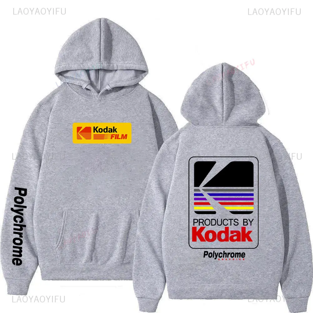 Cool Kodak Men's Autumn Warmth Hoodie Harajuku Streetwear Men's Women's Sweatshirt Price Reduction New Kodak Hot Selling Hoodies