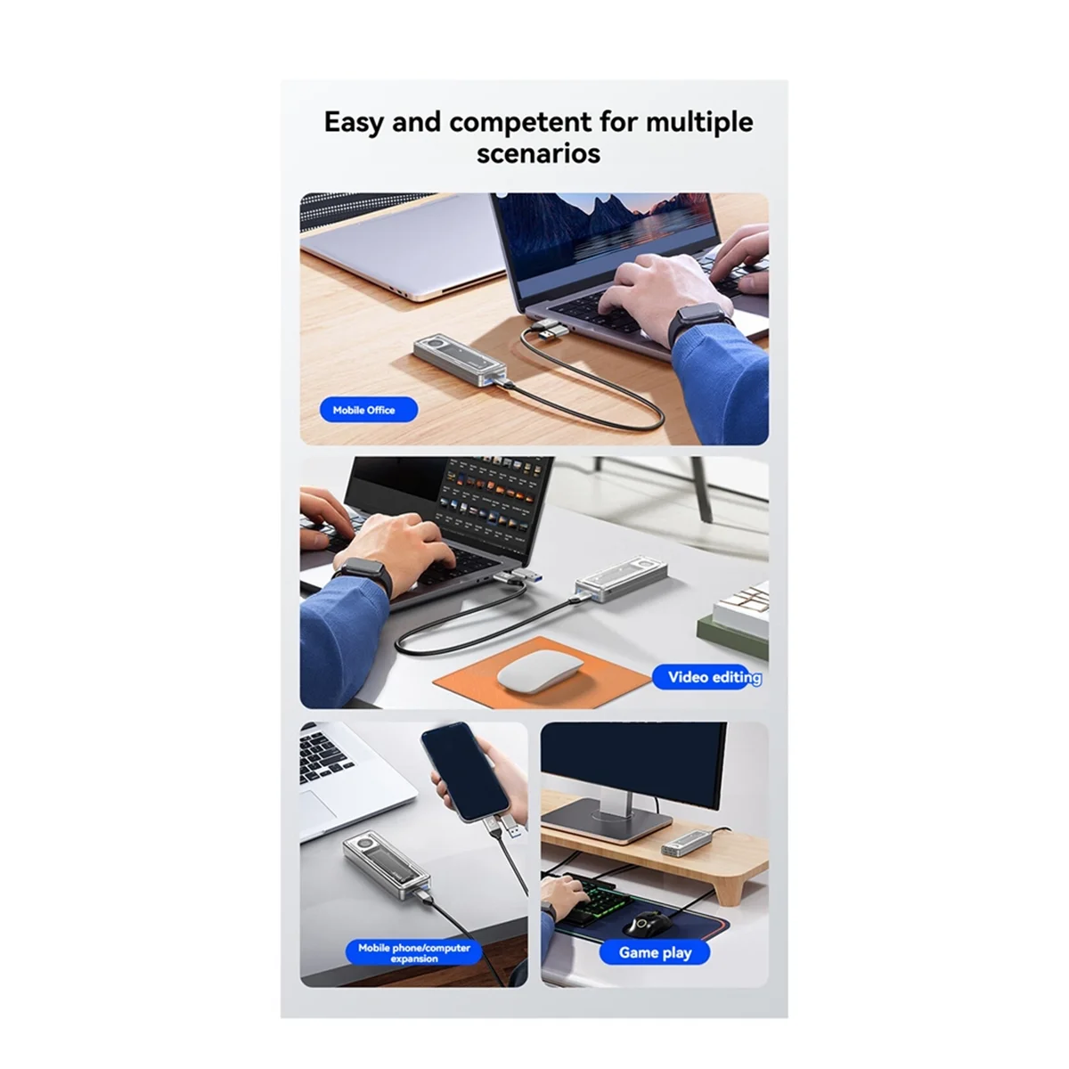 

Новый корпус ORICO 40 Гбит/с USB4 M.2 SSD, корпус PCIe4.0 NVME с охлаждающим вентилятором, алюминий