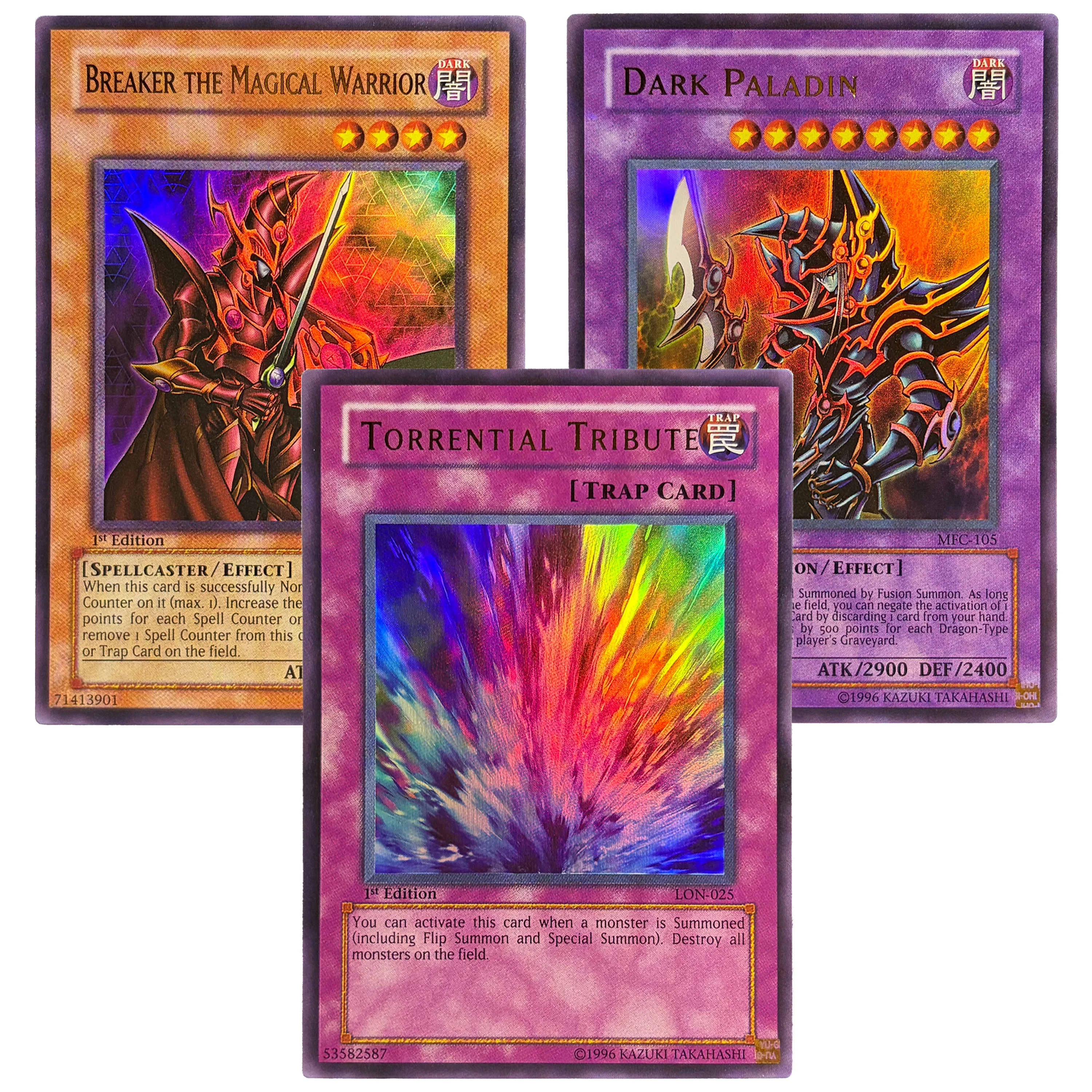 Yu-Gi-Oh! Tarjetas TCG de Primera Edición LOB DCR MFC LON LON OG, Nostalgia de la Infancia, Tarjetas Proxy Vintage YGO, Red-Eyes B. Dragon, Exodia