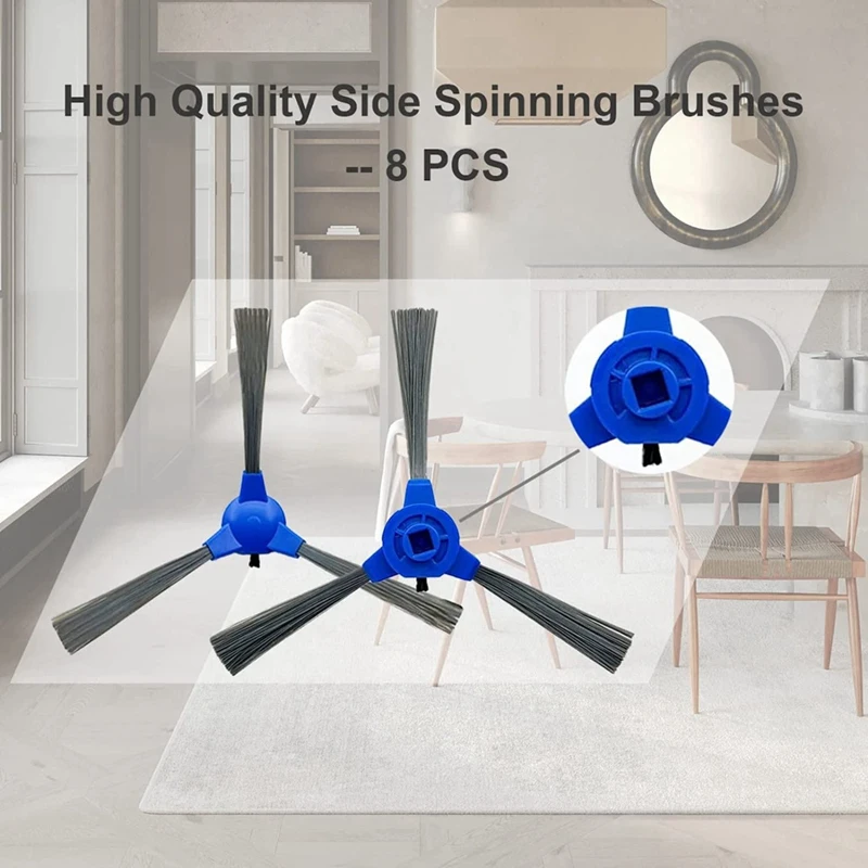 Piezas de Repuesto de cepillo principal, cepillo lateral, filtro HEPA para Eufy Robovac 11S Max 15C Max, accesorios de Aspiradora Robótica