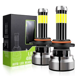 H7 LED Mini Canbus H4 H1 HB3 HB4 9012 Turbo Bi 360 Projector Lens Light H11 9005 Car Headlight Bulb Auto Ice Fog Lamp 6000K 12V