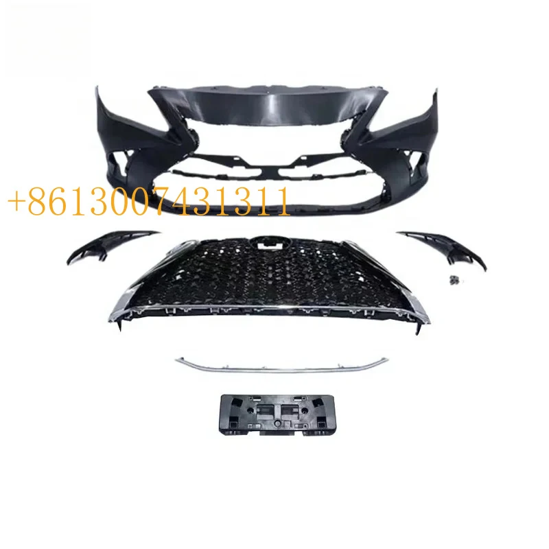 FactoryPP Material Car Bodykit Front Bumper with Grille  2011 2012 2013 to  Style Car Bumpe Auto Exterior Part