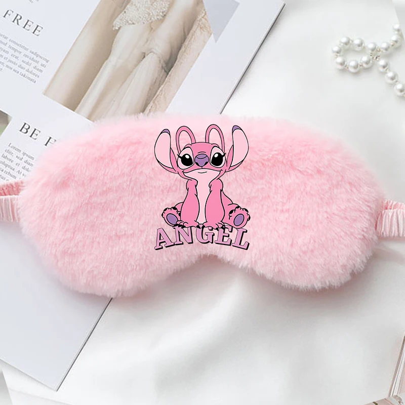 Masque pour les yeux en peluche Anime pour enfants, patch pour les yeux, accessoires décontractés, dessin animé mignon, garçons et filles, cadeaux de Noël, CAN o Stitch, 2025