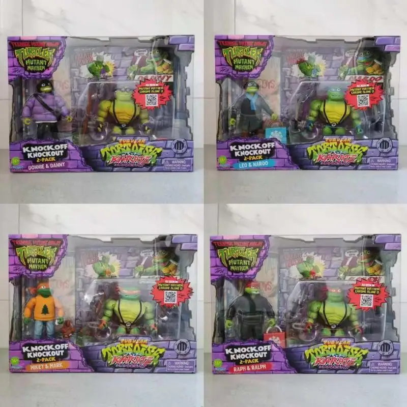 

Коллекционная статуэтка Michelangelo из серии Playmates Teenage Mutant Ninja Turtles Mutant Mayhem, 2 фигурки в наборе, для взрослых коллекционеров