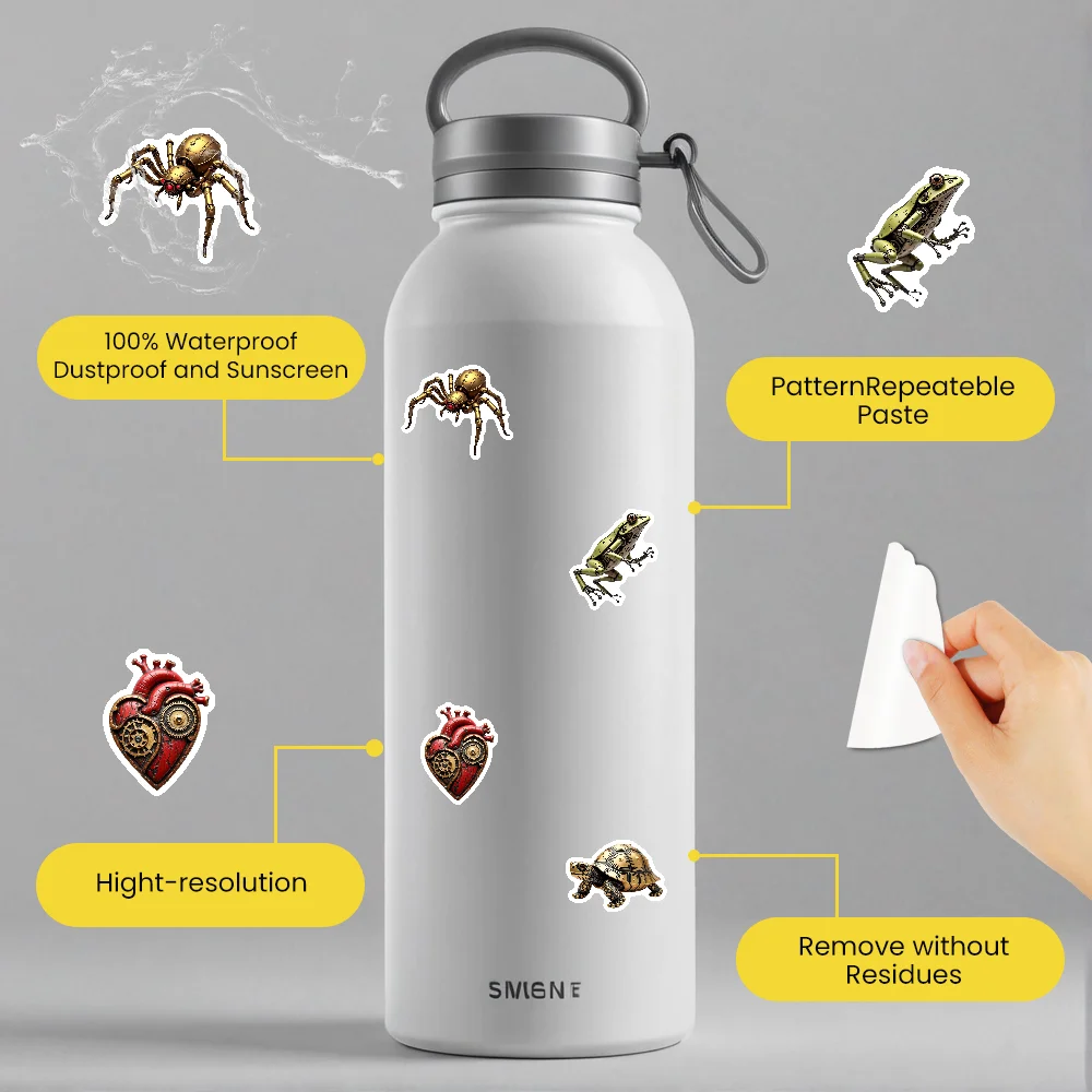 35pcs-100pcs Decals  Small-sized Animalstickers Travelstickers Science-fictionstickers for Laptop Notebook Waterbottle