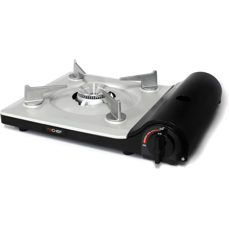 TECHEF - مقلاة شواء كورية غير لاصقة مع موقد غاز محمول من Agni، صنع في كوريا