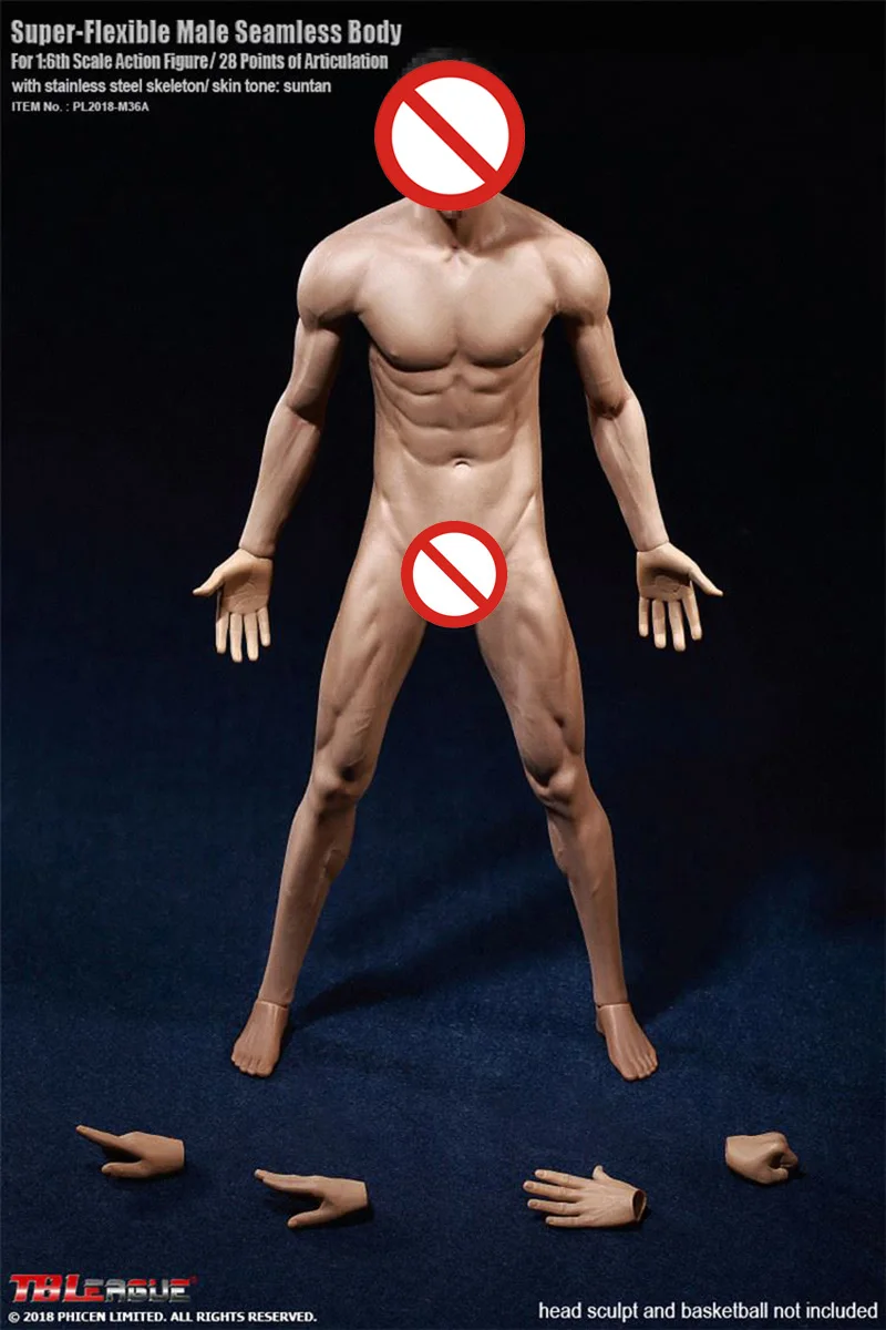 TBLeague 1/6 Phicen M30 M31 M32 M33 M34 M35 M36 Staal Roestvrij Skelet Super Flexibele Naadloze Mannelijke Man Figuur Zonnebrand Lichaam