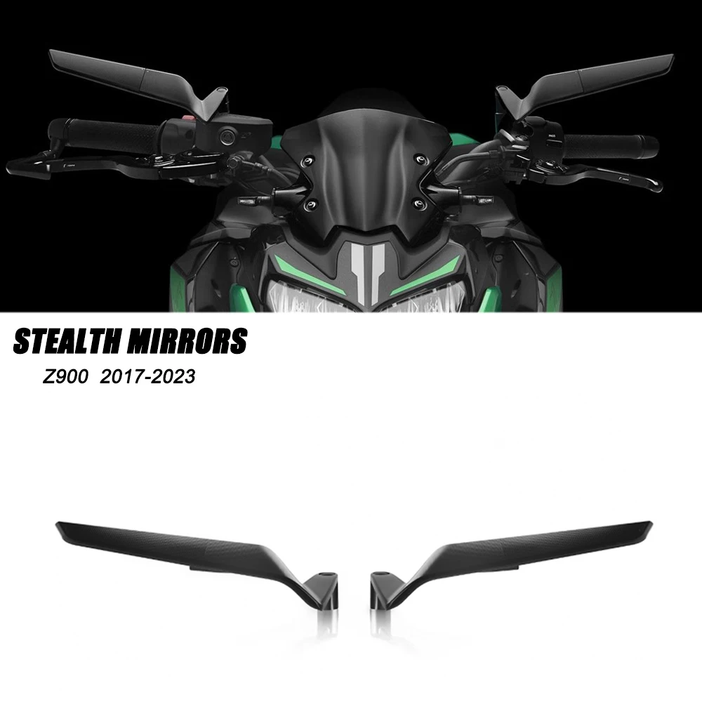 

For Kawasaki Z900 Z 900 Z1000 ABS Motorcycle Mirrors Stealth Mirrors Sports Winglets Mirror Kit Adjustable Mirrors Wing Mirrors