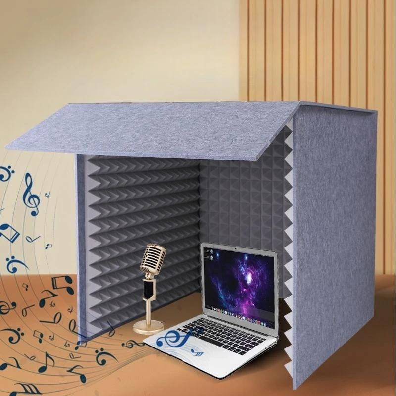 Desktop-grade sound insulation cover Removable material Sound-absorbing sound-absorbing board High-density