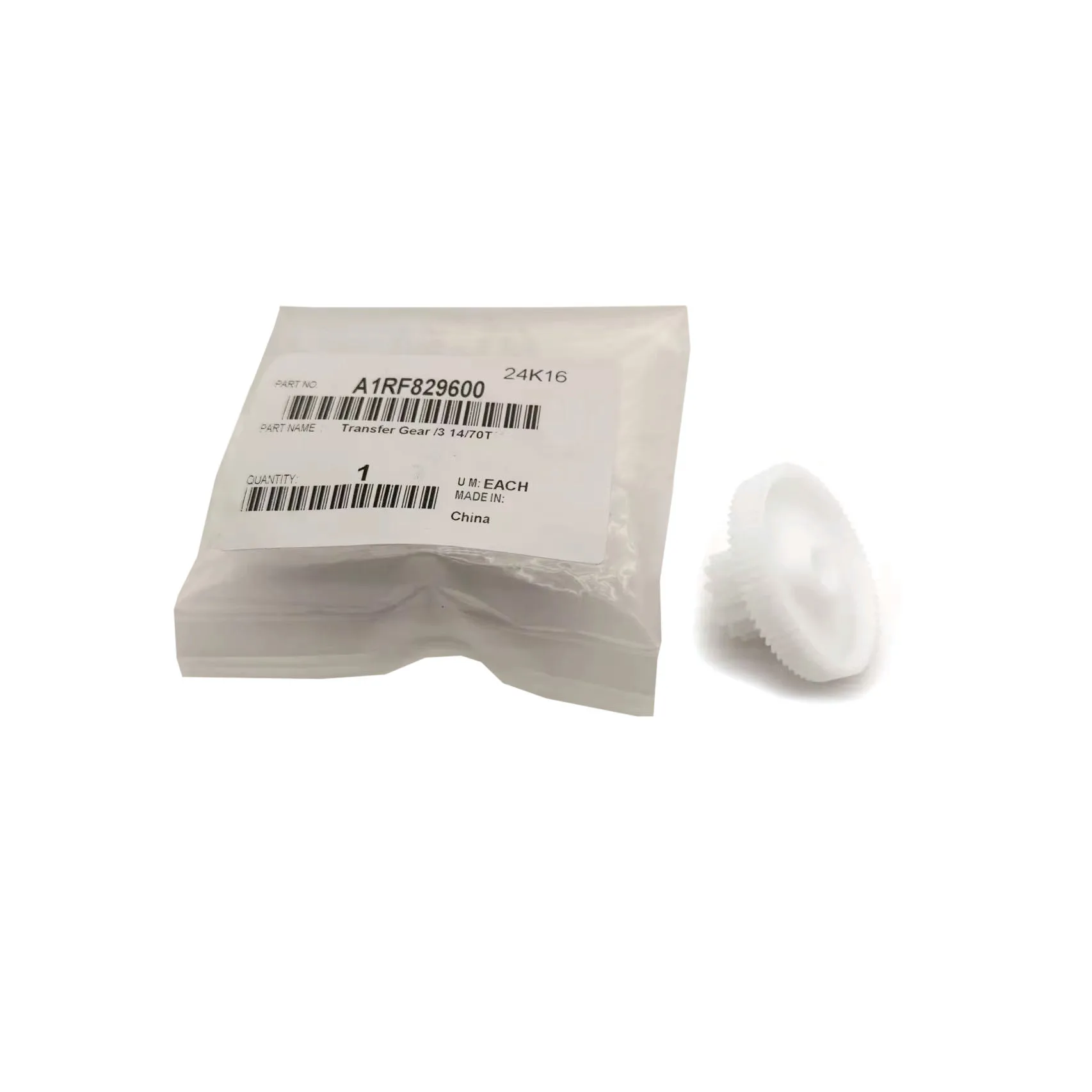 

A1RF829600 Original New Transfer Gear C3 14 C70T for Konica Minolta C1085 C1100 C6085