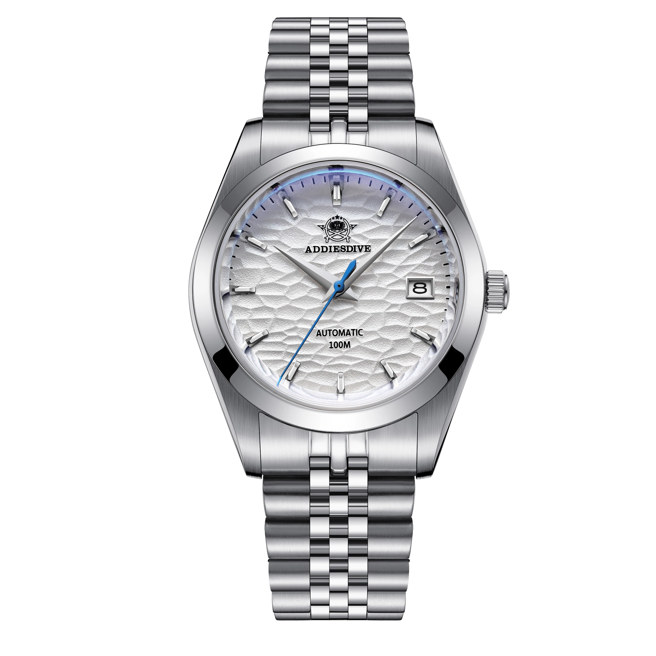 

ADDIESDIVE Подарочные часы Мужские роскошные NH35 с сапфировым стеклом Автоматические механические часы из нержавеющей стали 10ATM Водонепроницаемые мужские наручные часы