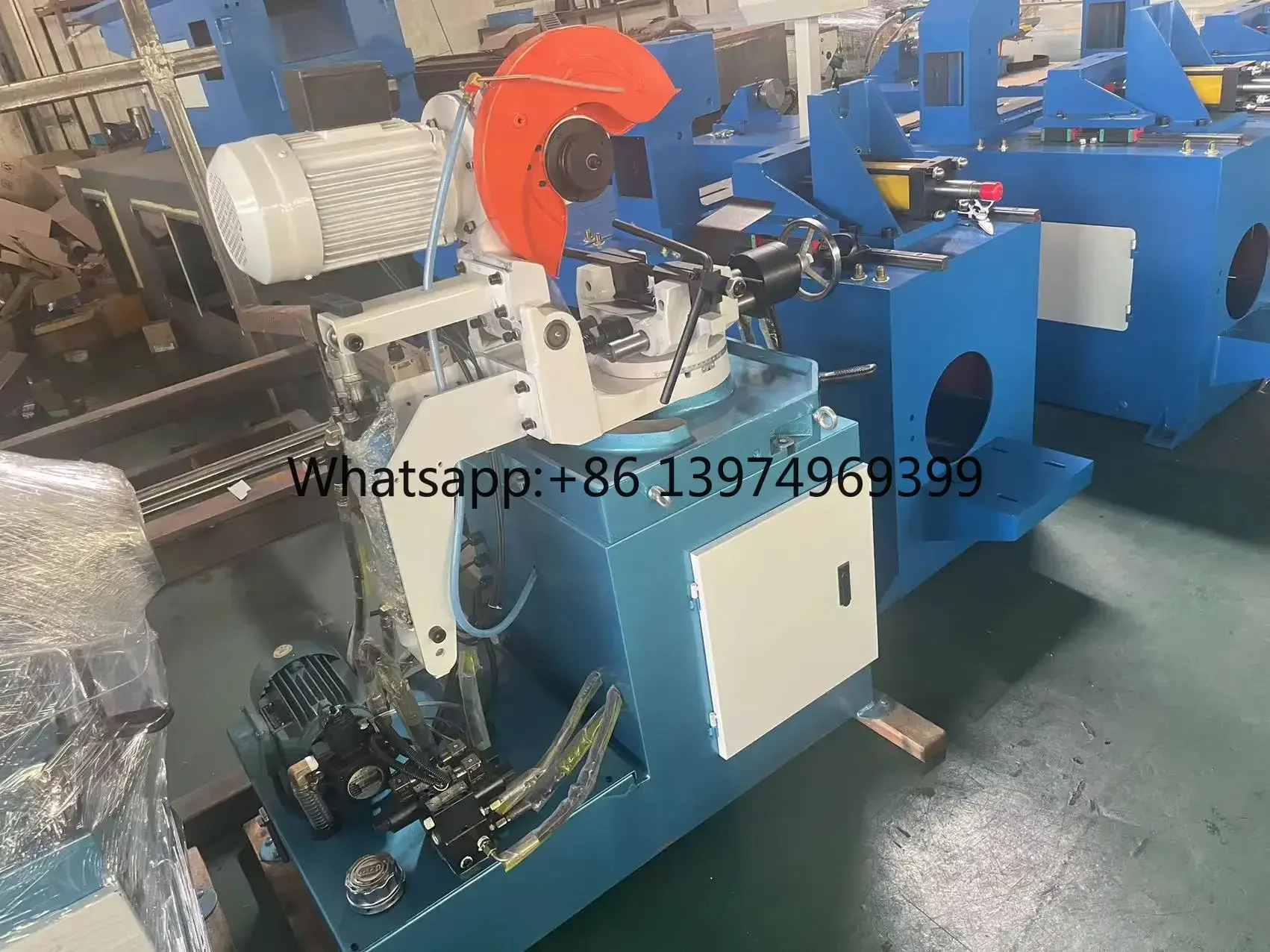 315B NC Corrugated Stainless Steel Pipes  Cutting Machinery factory