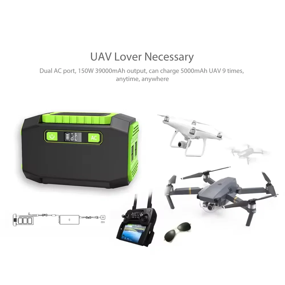 

Лучшая портативная перезаряжаемая батарея, портативный источник питания, портативная зарядная станция 200Вт, портативная солнечная зарядная станция