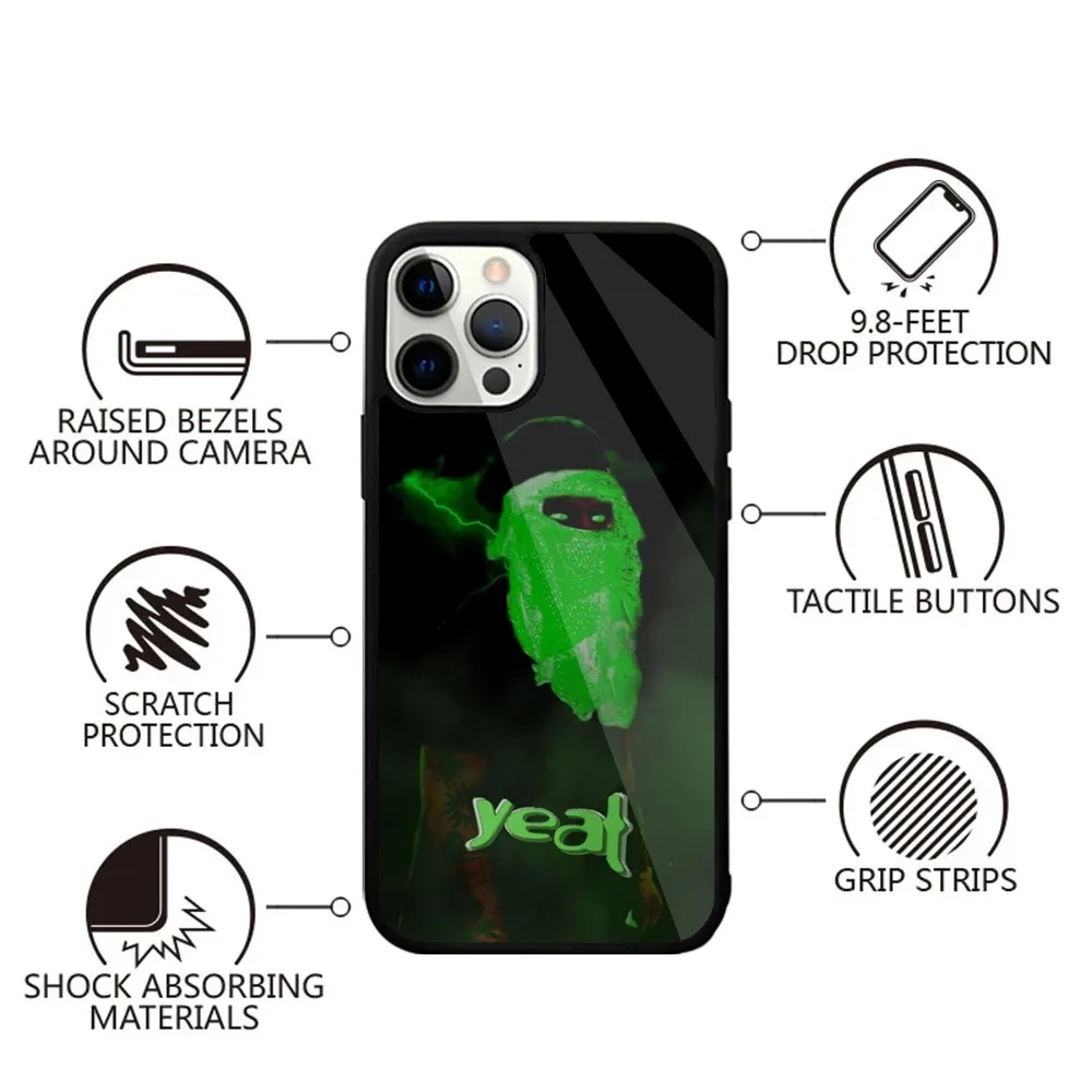 Y-Yeat Rapper A-AfterLyfe Phone Case Strong Magnetic For IPhone 15,14,13,Pro,Max,Plus,11,12,Mini For Magsafe Wireless Charging