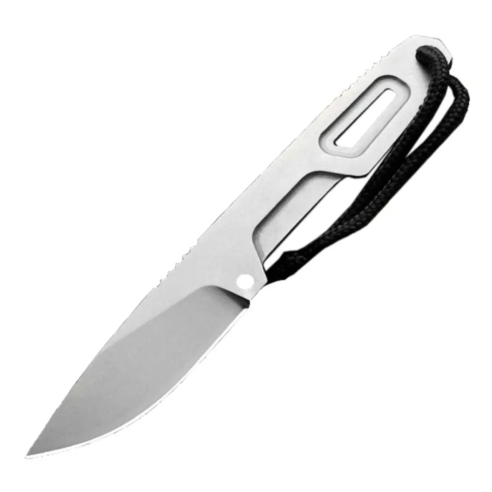 

S600 Outdoor Survival Fixed Knife 7Cr13Mov Blade Full Tang 7Cr13Mov Handle EDC Knives with Sheath Camping Fishing Knives