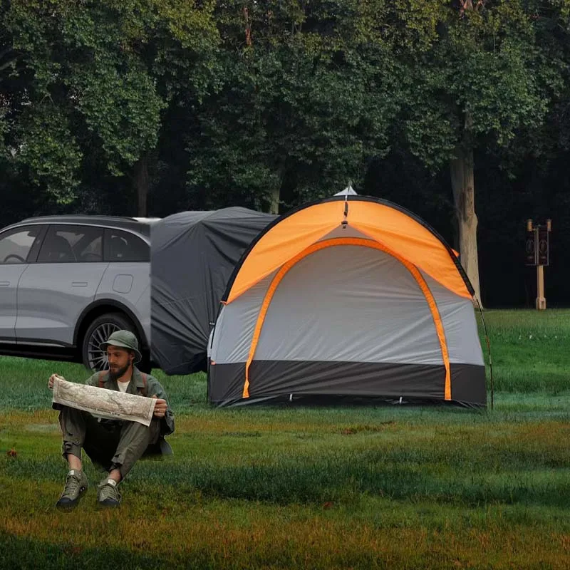 SUV-Zelt, Markisenzelt mit Heckklappenschirm, Fahrzeug-Campingzelte, Autozelte für Camping-SUV,
